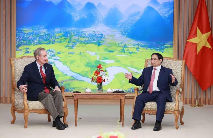 Thu tuong Pham Minh Chinh tiep Thuong nghi si Hoa Ky Mike Crapo - Thủ tướng Chính phủ Phạm Minh Chính tiếp Đoàn Nghị sĩ Hoa Kỳ