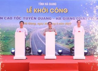 Khởi công tuyến cao tốc 10.000 tỷ đồng nối Tuyên Quang – Hà Giang Khởi công tuyến cao tốc 10.000 tỷ đồng nối Tuyên Quang - Hà Giang