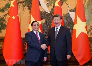 Thủ tướng hội kiến Tổng Bí thư, Chủ tịch nước Trung Quốc Tập Cận Bình