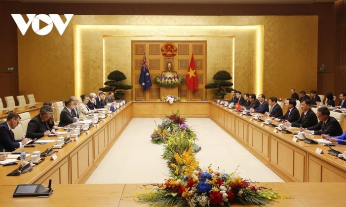 10 min 5 701x420 - Thủ tướng Phạm Minh Chính chủ trì lễ đón chính thức Thủ tướng Australia