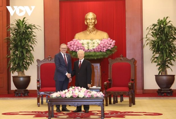 15 min 2 618x420 - Toàn cảnh chuyến thăm chính thức Việt Nam của Thủ tướng Australia Anthony Albanese