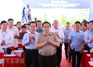 Thủ tướng dự lễ khởi công tuyến cao tốc Sóc Trăng-Cần Thơ-Châu Đốc