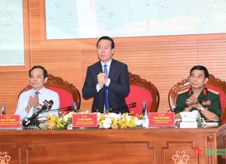 Chủ tịch nước Võ Văn Thưởng thăm và làm việc tại Cục Cứu hộ-Cứu nạn