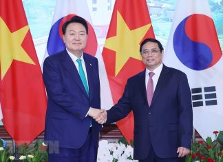 Thủ tướng Phạm Minh Chính hội kiến Tổng thống Hàn Quốc Yoon Suk Yeol
