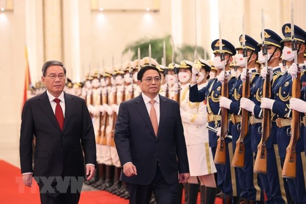 3 min 77 630x420 - Lễ đón Thủ tướng Phạm Minh Chính thăm chính thức Trung Quốc
