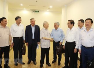 Tổng Bí thư chủ trì Hội nghị sơ kết hoạt động của BCĐ phòng, chống tham nhũng, tiêu cực cấp tỉnh