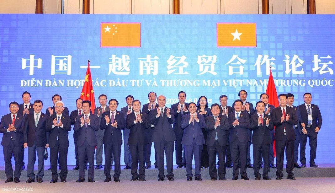 Thủ tướng Phạm Minh Chính dự Diễn đàn Hợp tác đầu tư và thương mại Việt Nam-Trung Quốc