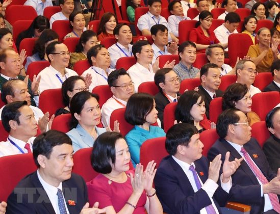 C&aacute;c đại biểu tham dự Lễ trao Giải b&aacute;o ch&iacute; to&agrave;n quốc về Quốc hội v&agrave; Hội đồng nh&acirc;n d&acirc;n (Giải Di&ecirc;n Hồng) lần thứ nhất - năm 2023. 2