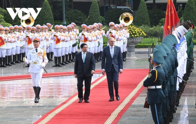 7 min 10 660x420 - Toàn cảnh chuyến thăm chính thức Việt Nam của Thủ tướng Australia Anthony Albanese
