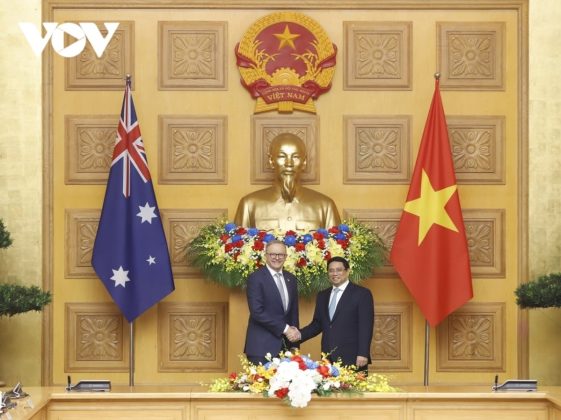 7 min 5 561x420 - Thủ tướng Phạm Minh Chính chủ trì lễ đón chính thức Thủ tướng Australia