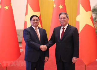 Lễ đón Thủ tướng Phạm Minh Chính thăm chính thức Trung Quốc