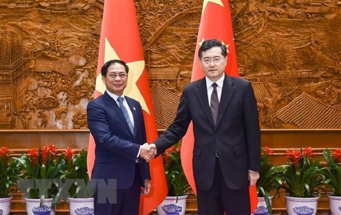 Bo truong Ngoai giao Bui Thanh Son va Bo truong Ngoai giao Trung Quoc Tan Cuong min - 'Chuyến thăm Trung Quốc của Thủ tướng đạt nhiều kết quả quan trọng'