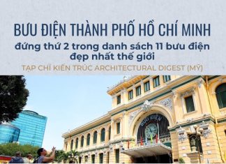 Bưu điện Thành phố Hồ Chí Minh xếp thứ 2/11 bưu điện đẹp nhất thế giới Bưu điện Thành phố Hồ Chí Minh xếp thứ 2/11 bưu điện đẹp nhất thế giới