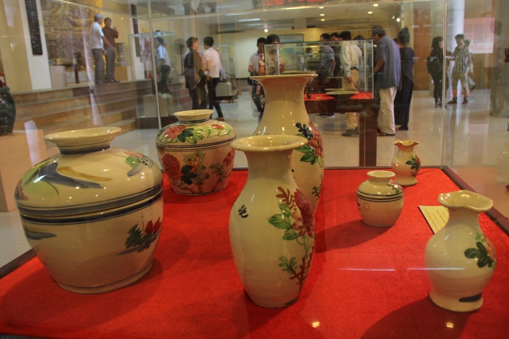Cổ vật được trưng bày tại Bảo tàng Đà Nẵng.