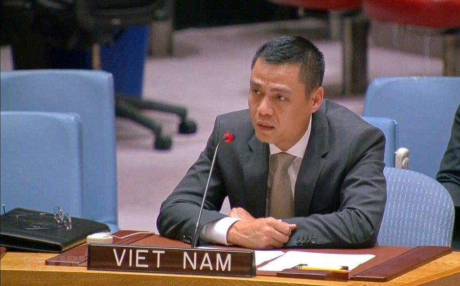 Dai su Dang Hoang Giang min - Việt Nam bày tỏ quan ngại về những diễn biến trên Biển Đông tại LHQ