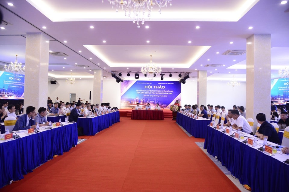 Toan canh Hoi thao min - Quy hoạch Vùng huyện Mê Linh: Xác định rõ vị thế để phát triển bền vững