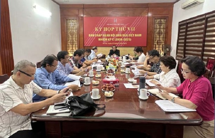 Toan canh ky hop min - Ban Chấp hành Hội Nhà văn Việt Nam tiến hành kỳ họp thứ VII nhiệm kỳ X