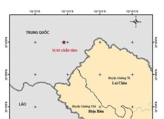 Lai Châu động đất mạnh 3.2 độ khu vực biên giới Trung Quốc