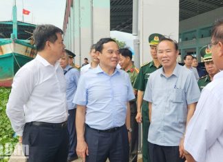 Phó Thủ tướng Trần Lưu Quang làm việc với tỉnh Kiên Giang về chống khai thác IUU