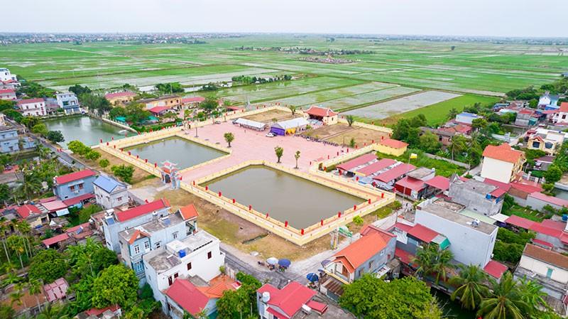 Toàn cảnh khu lưu niệm đại danh y Đào Công Chính. 