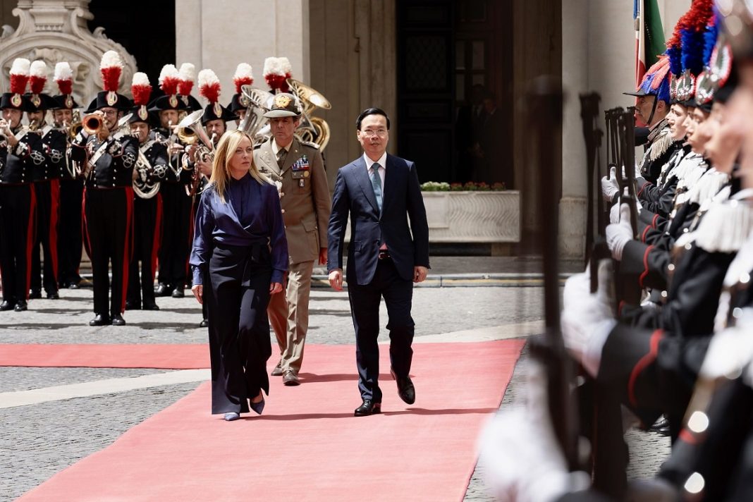 Video: Thủ tướng Italia chủ trì lễ đón trang trọng Chủ tịch nước Võ Văn Thưởng
