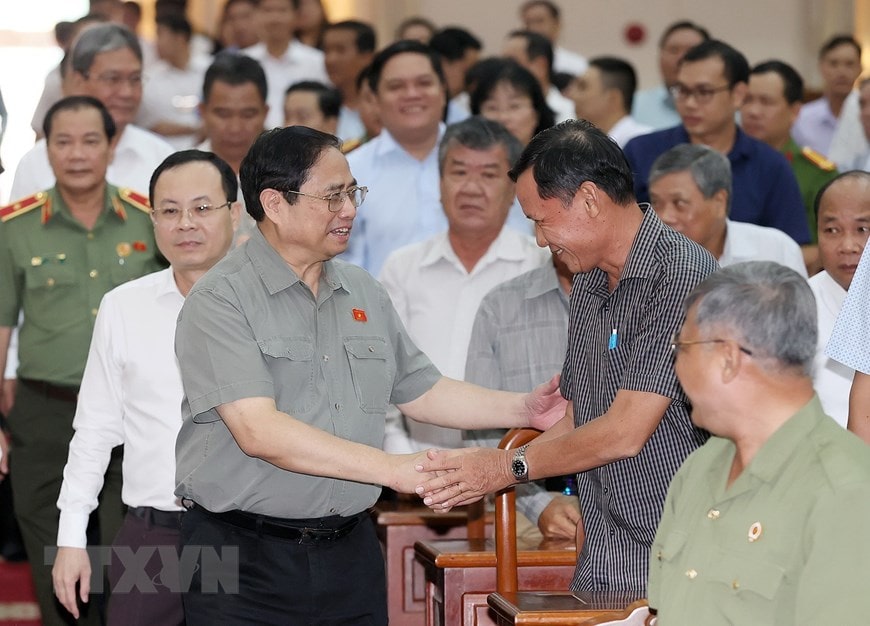 Thủ tướng Chính phủ Phạm Minh Chính tiếp xúc cử tri thành phố Cần Thơ