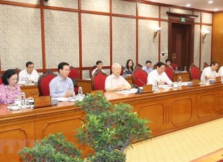 Tổng Bí thư Nguyễn Phú Trọng chủ trì cuộc họp Bộ Chính trị, Ban Bí thư