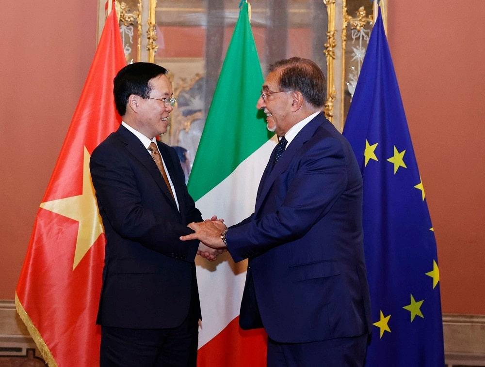 4 min 78 - Video: Thủ tướng Italia chủ trì lễ đón trang trọng Chủ tịch nước Võ Văn Thưởng