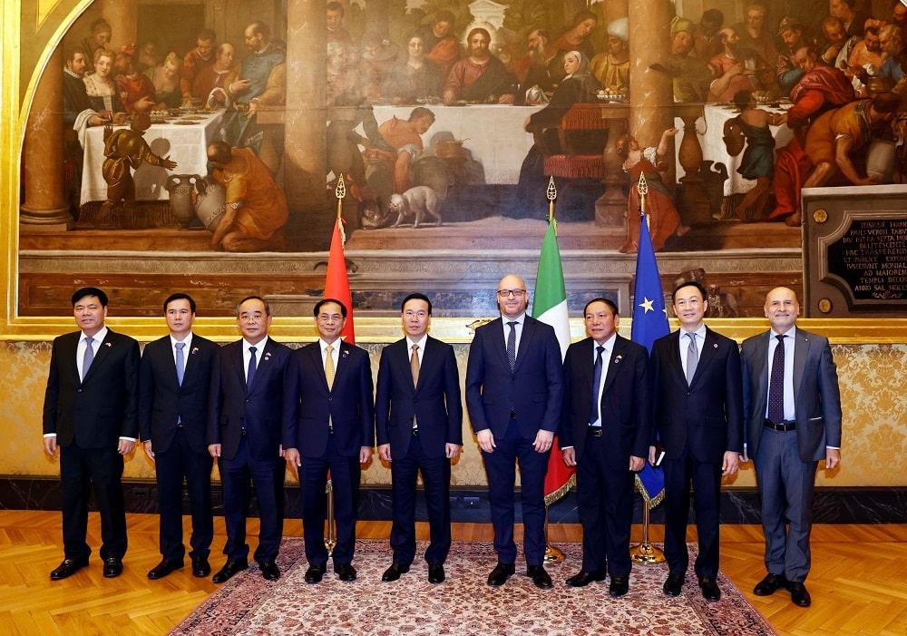 6 min 58 - Video: Thủ tướng Italia chủ trì lễ đón trang trọng Chủ tịch nước Võ Văn Thưởng