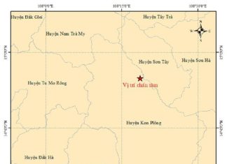 5 ngày, Kon Tum xảy ra 31 trận động đất