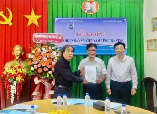 Chi hội Nhà văn Việt Nam tỉnh Trà Vinh làm lễ ra mắt Chi hội Nhà văn Việt Nam tỉnh Trà Vinh làm lễ ra mắt