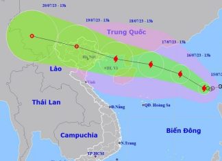 Bão số 1 có thể rất mạnh, hướng về vịnh Bắc Bộ