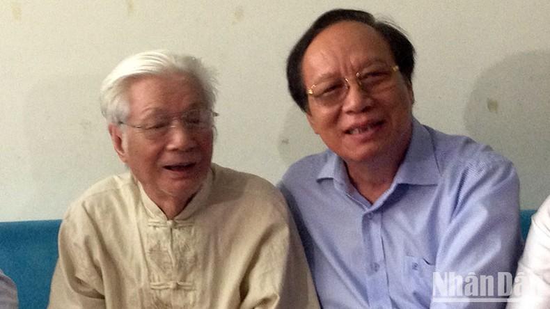 GS NSND Tran Bang va NSND Le Tien Tho nam 2018 - GS, NSND Trần Bảng qua đời ở tuổi 97