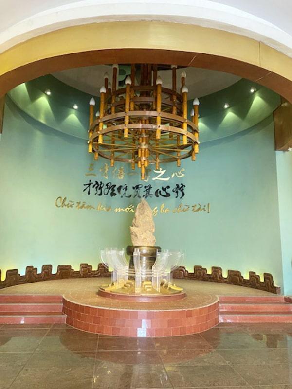 Không gian ấn tượng tại Bảo tàng Văn học Việt Nam.