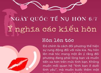 Ngày Quốc tế Nụ hôn 6/7: Ý nghĩa của các kiểu hôn