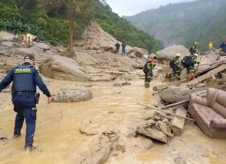 Colombia: Mưa lớn gây sạt lở đất khiến 14 người thiệt mạng