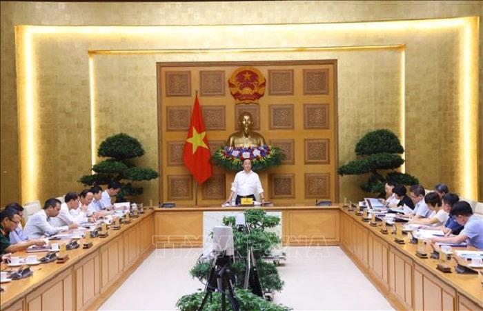 Phó Thủ tướng Trần Hồng Hà chủ trì cuộc họp. 
