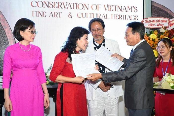 Ra mat Trung tam UNESCO - Ra mắt Trung tâm UNESCO Bảo tồn di sản mỹ thuật văn hóa Việt Nam