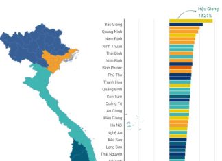 [Infographics] Tăng trưởng GRDP 6 tháng năm 2023 của 63 địa phương