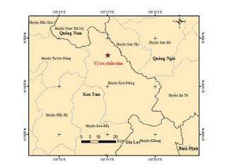 Kon Tum: Liên tiếp 7 trận động đất xảy ra trong đêm tại Kon Plông