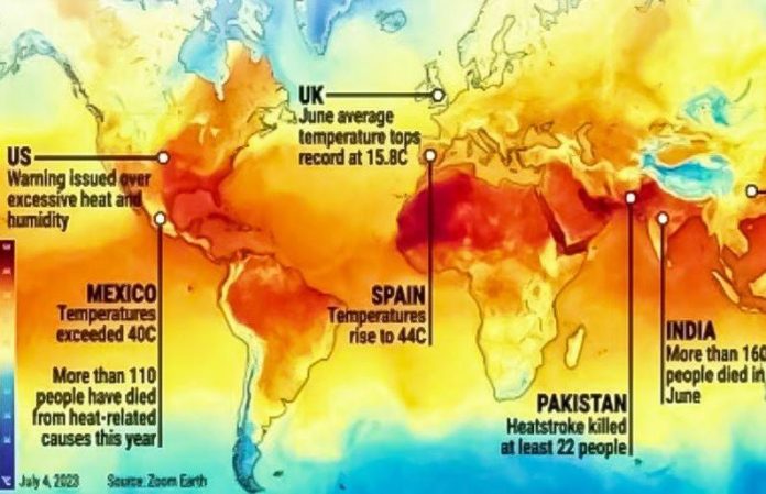 Nhiệt độ Trái đất liên tục tăng kỷ lục: Thế giới đối mặt với hàng loạt hiểm họa