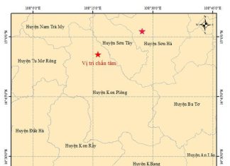 Kon Tum liên tiếp xảy ra động đất, mạnh nhất 3,3 độ Richter