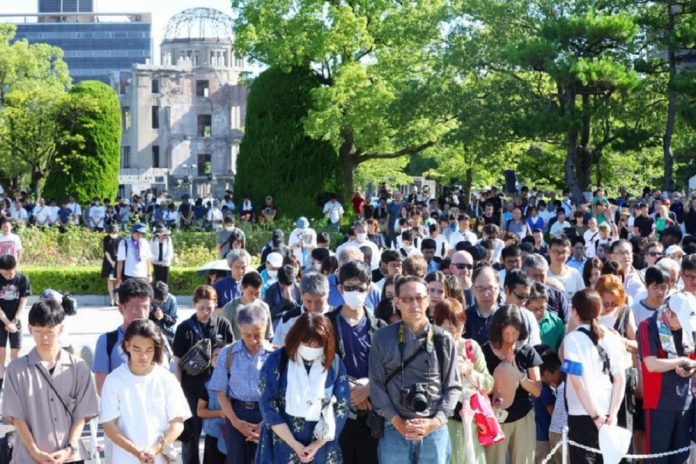 Nhật Bản tưởng niệm 78 năm ngày Mỹ ném bom nguyên tử xuống Hiroshima