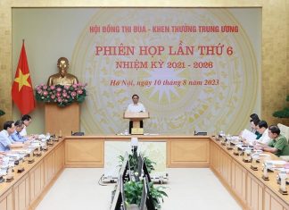 Thủ tướng chủ trì Phiên họp lần thứ 6 Hội đồng Thi đua-Khen thưởng TW