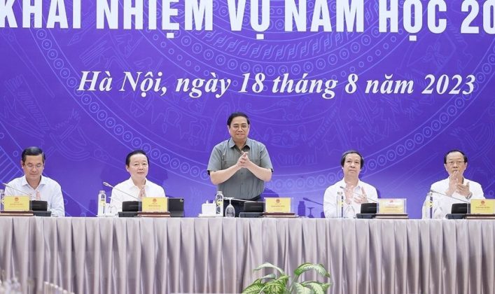 Thủ tướng dự Hội nghị Triển khai Nhiệm vụ năm học 2023-2024