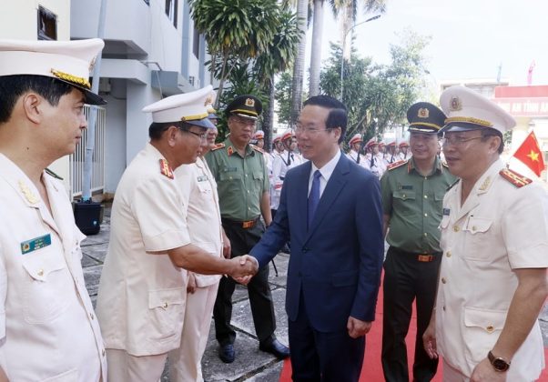 1 min 50 602x420 - Chủ tịch nước Võ Văn Thưởng thăm Công an tỉnh An Giang
