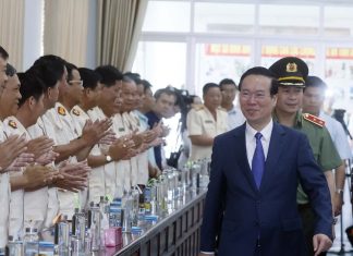 Chủ tịch nước Võ Văn Thưởng thăm Công an tỉnh An Giang