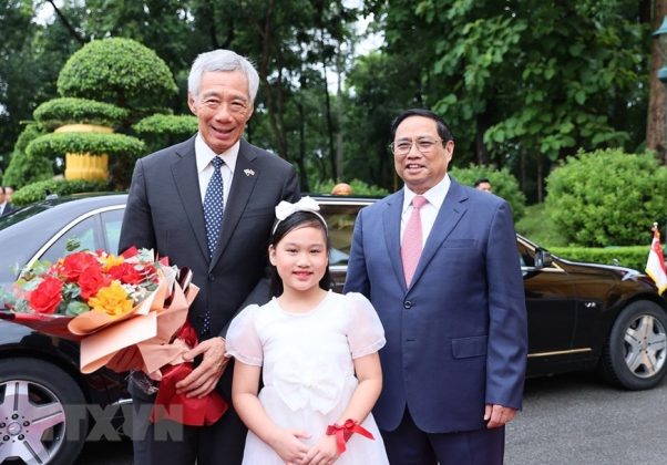 4 min 66 602x420 - Thủ tướng Phạm Minh Chính chủ trì lễ đón Thủ tướng Singapore
