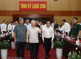 Tổng Bí thư thăm, làm việc với Đảng bộ, chính quyền tỉnh Lạng Sơn