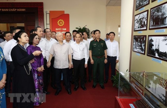 6 min 42 647x420 - Tổng Bí thư thăm, làm việc với Đảng bộ, chính quyền tỉnh Lạng Sơn